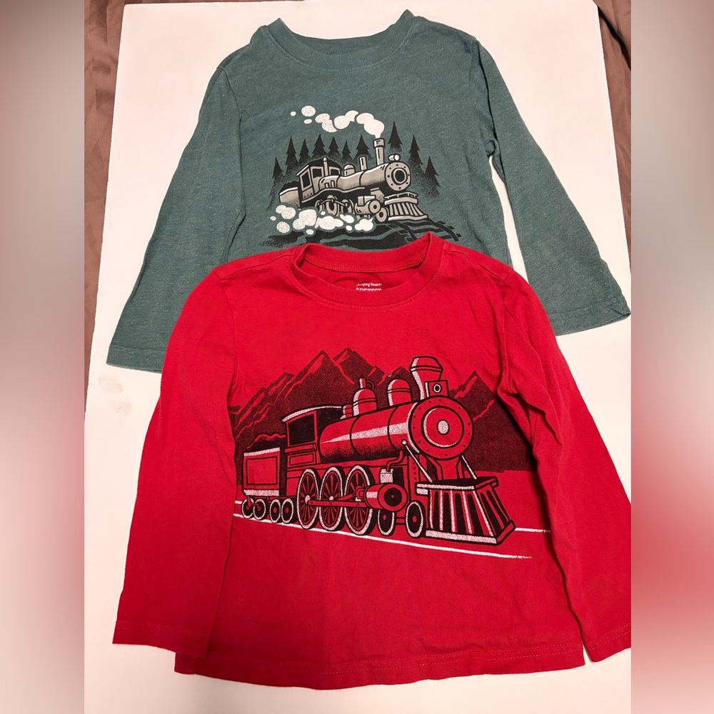 Jumping bean train bundle long sleeves 3t